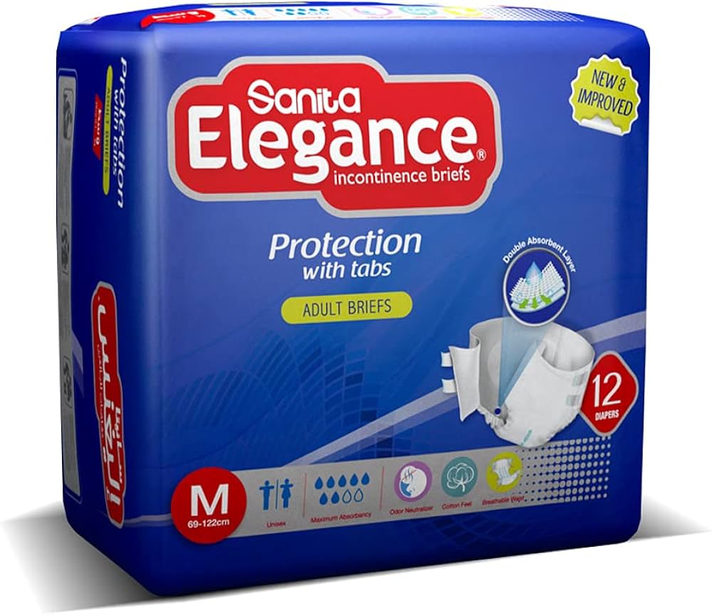 Elegance adult briefs regular M 12*4
