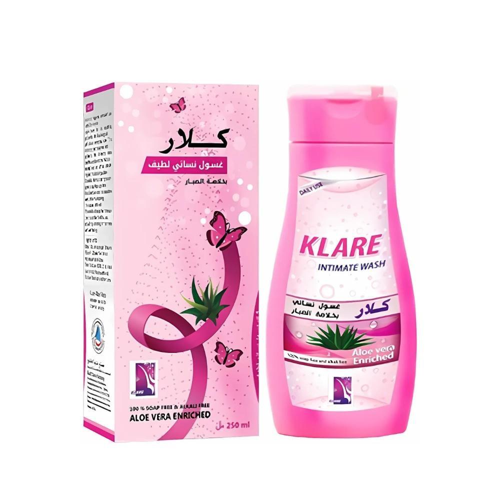 Klare intimate wash gel (aloevera) 250ml
