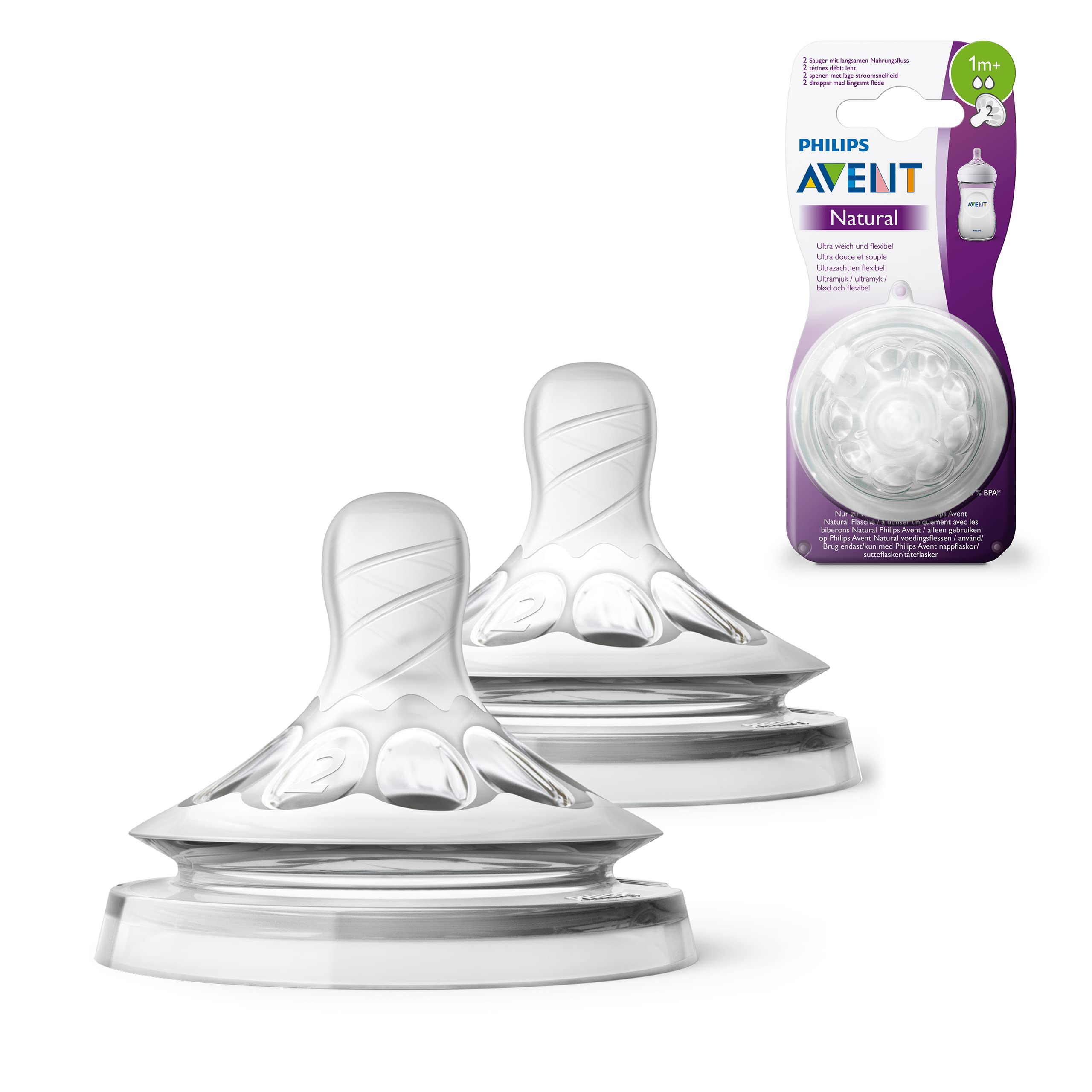 Philips Avent natural 2.0 teats 1m *2 042/27