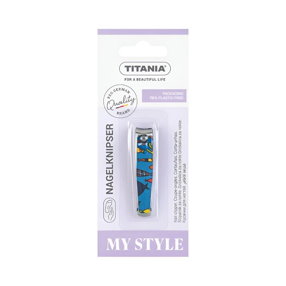 Titania nail cutter multi colors small 1052/9