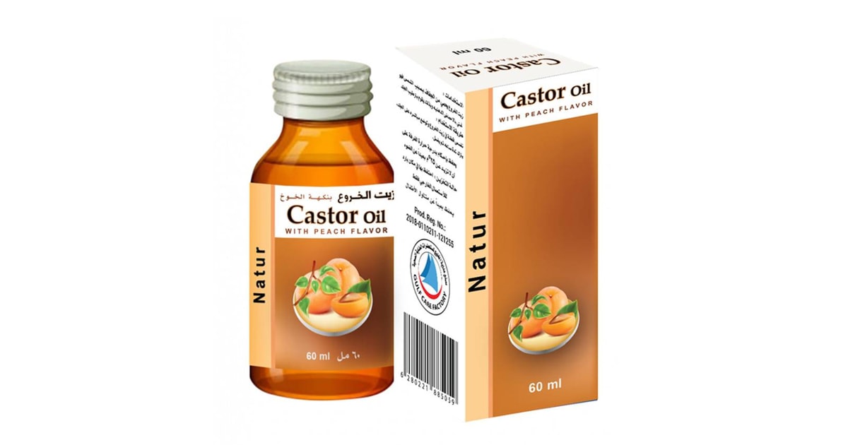 Natur castor oil peach 60ml