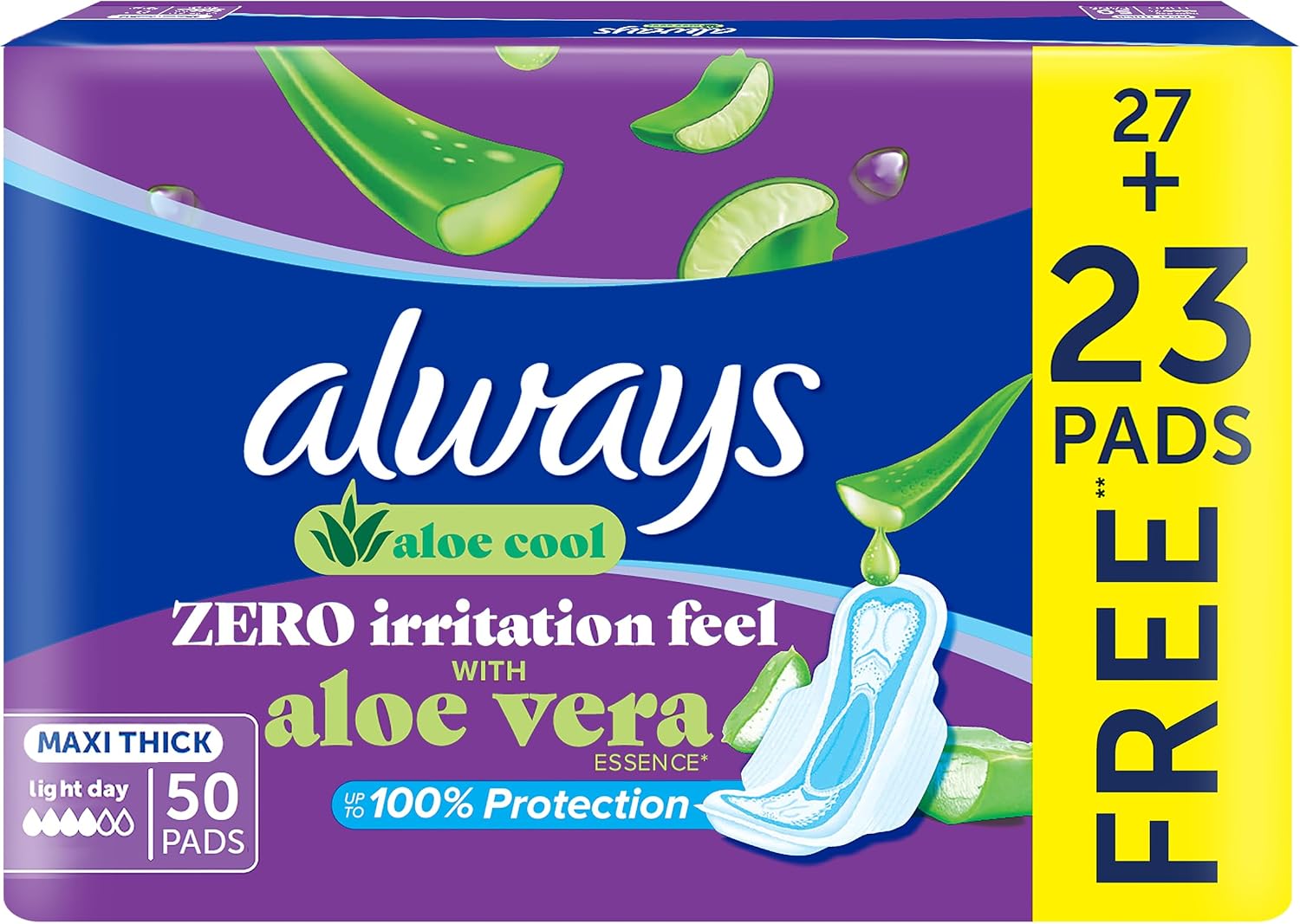 Always wings violet 4*50 big