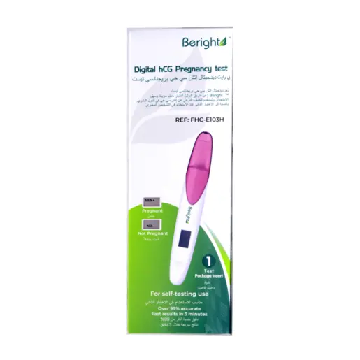 Beright digital pregnancy test