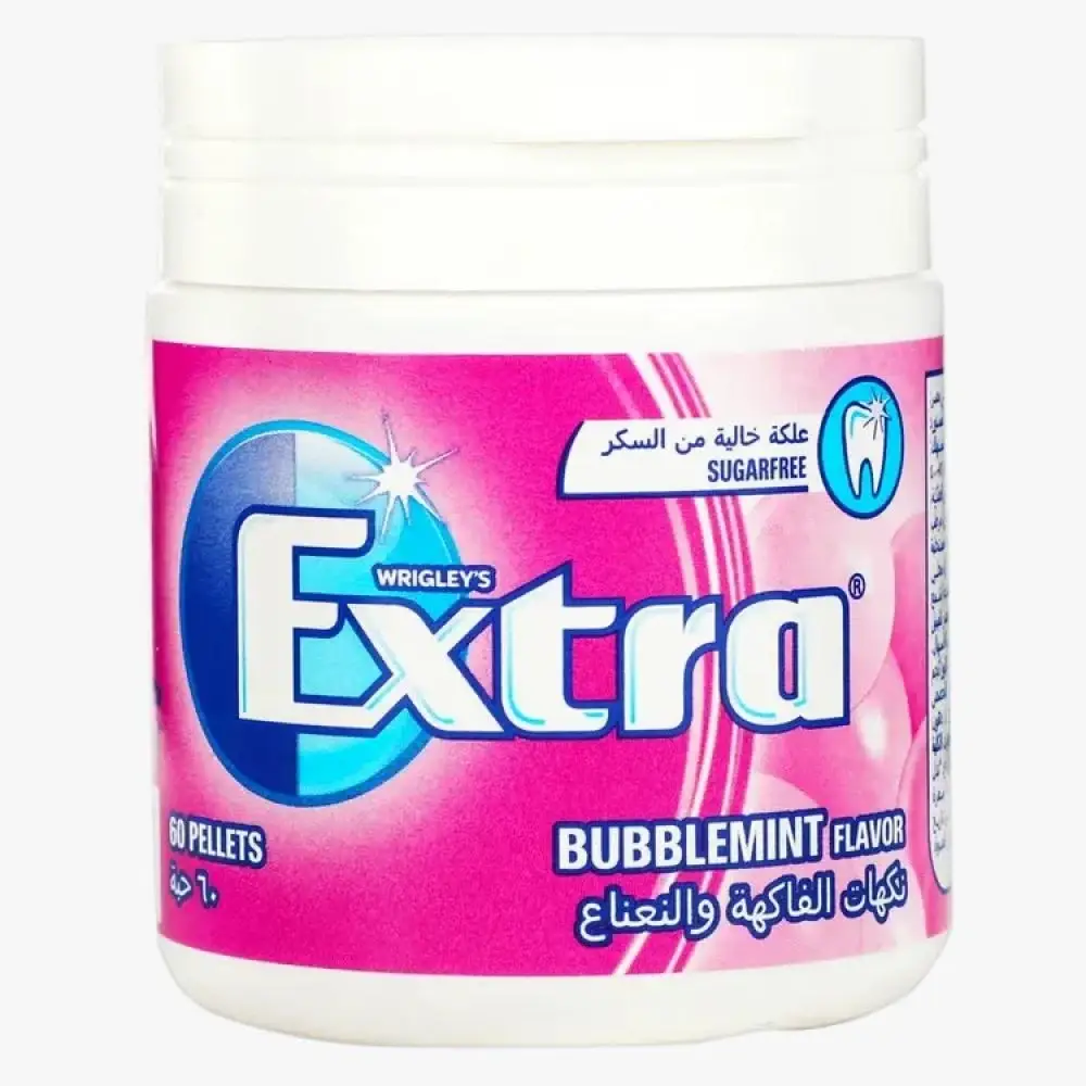 Extra bubblemint flavor 60pcs