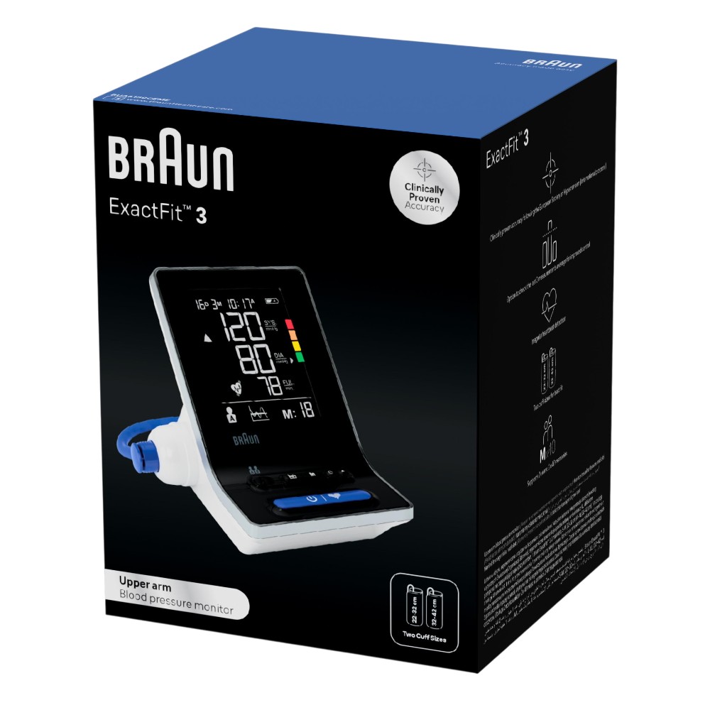 Braun exactfit 3 blood pressure monitor