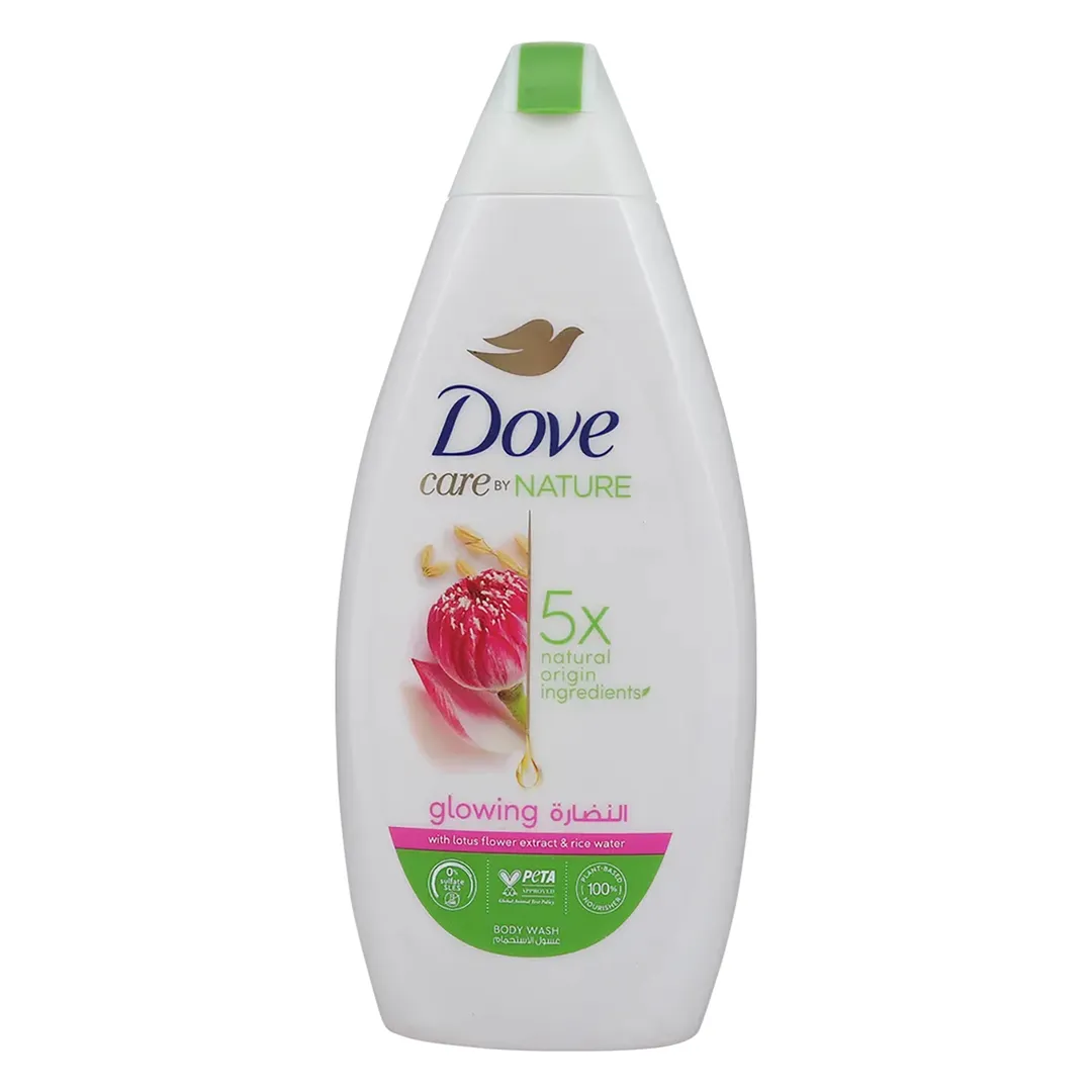 Dove body wash glowing lotus 500ml 3668