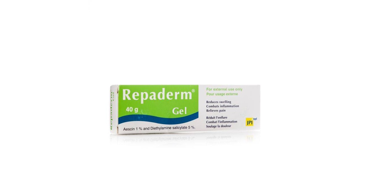 Repaderm 1% gel 40gm