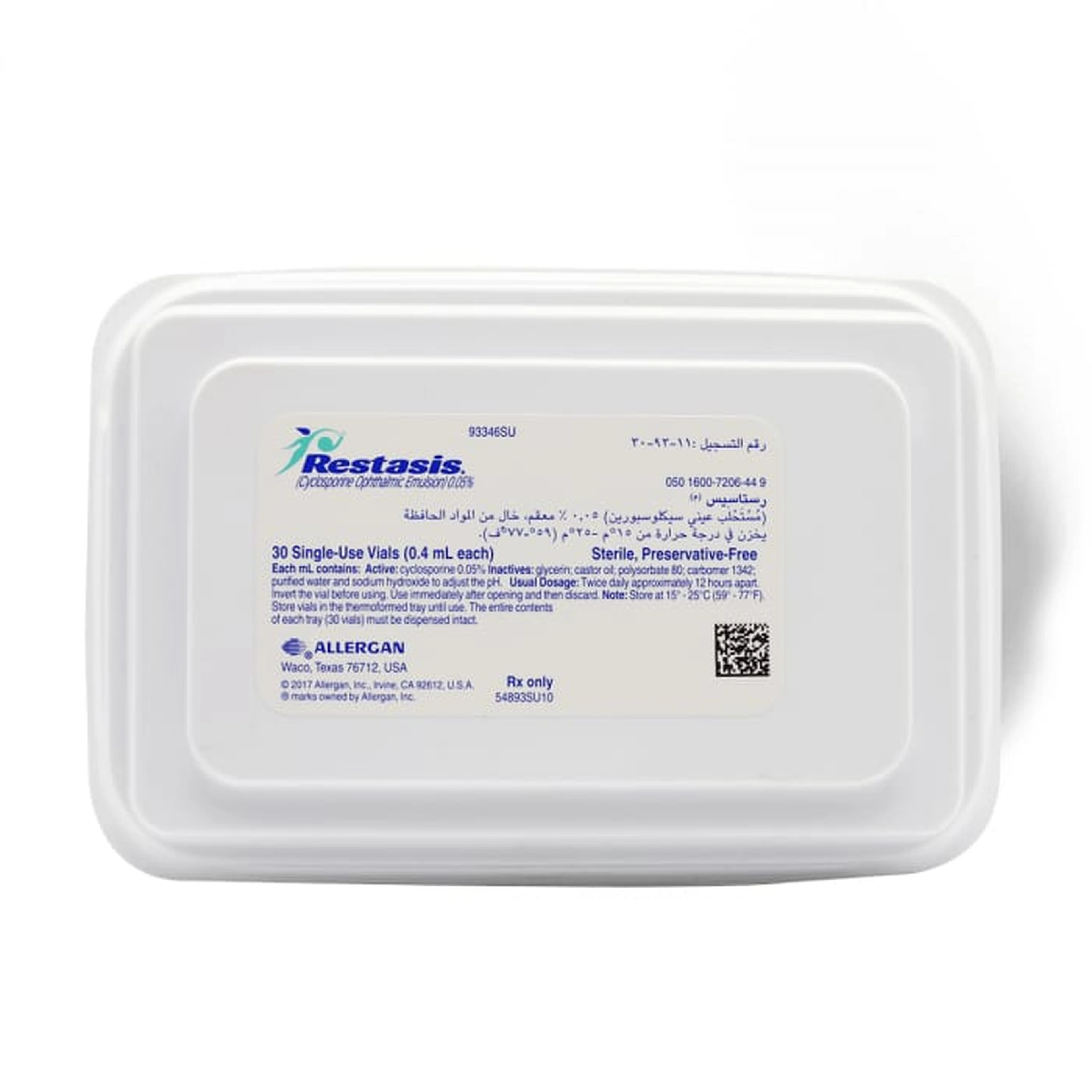 Restasis eye drops 30vials