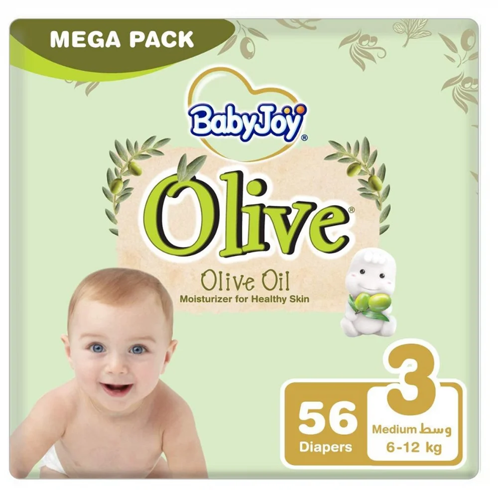 Babyjoy olive medium mega pack 3*56