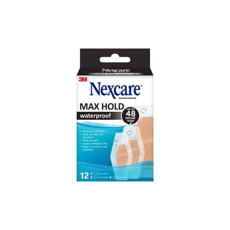 Nexcare max hold waterproof pack 508035