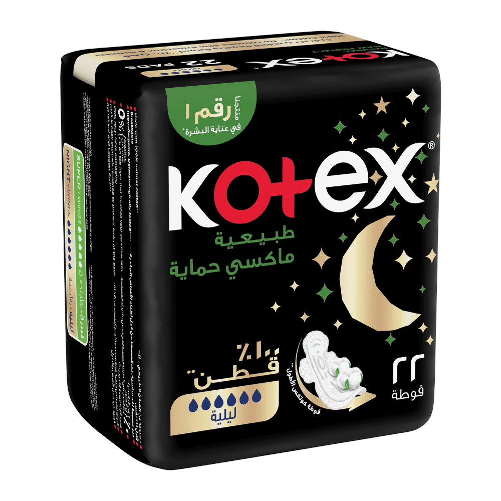 Kotex natural maxi protect night 22*6 2030
