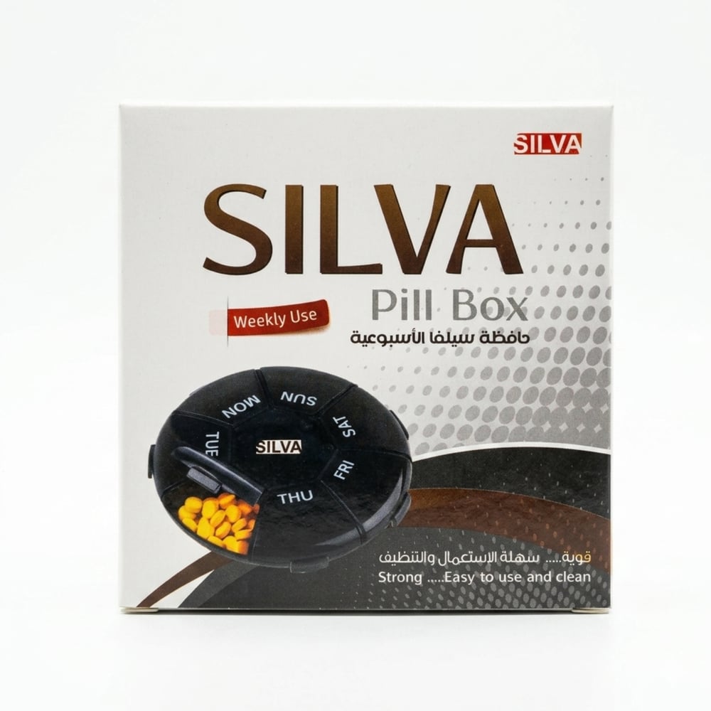 Silva pill box - weekly use