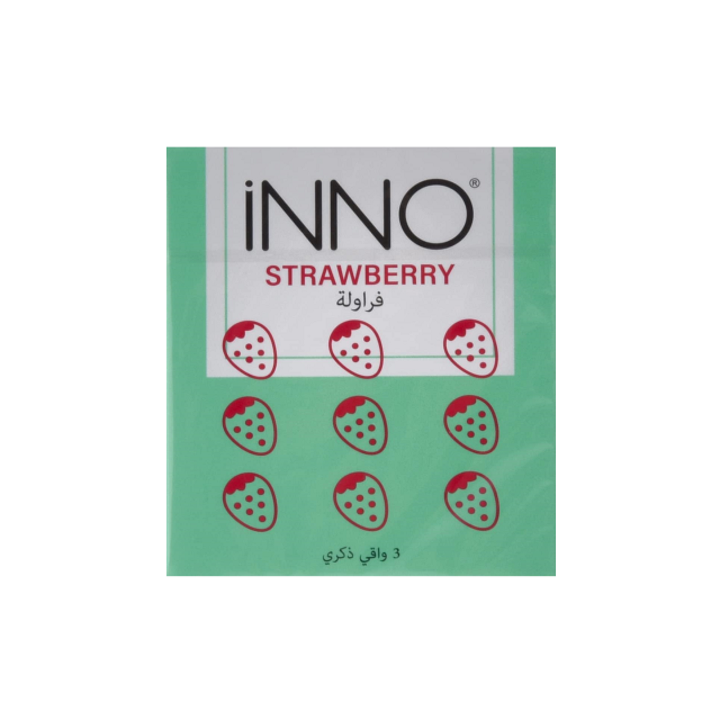 Inno condoms strawberry 3pcs