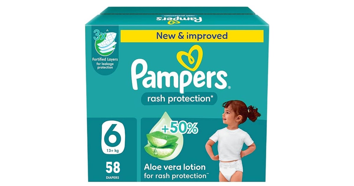 Pampers jumbo box no.6 1*58