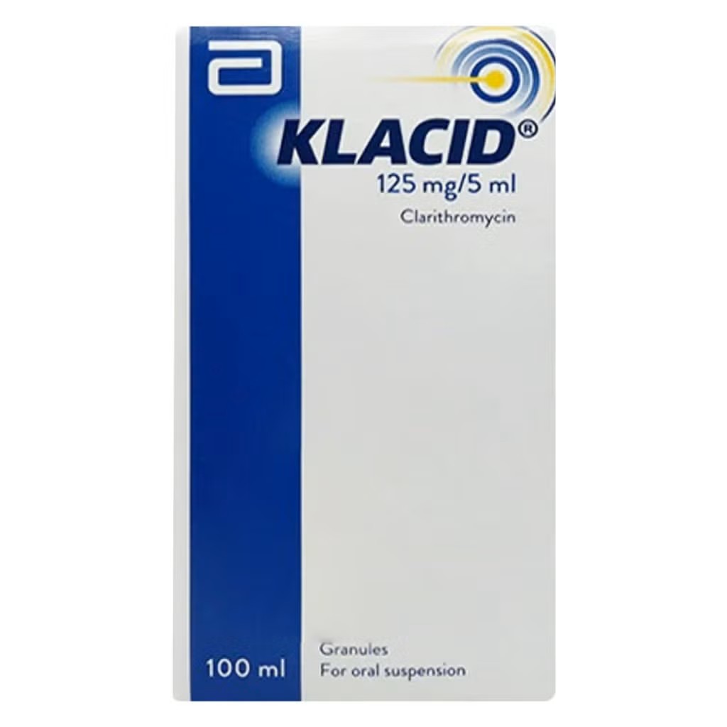 Klacid 125mg susp 100 ml