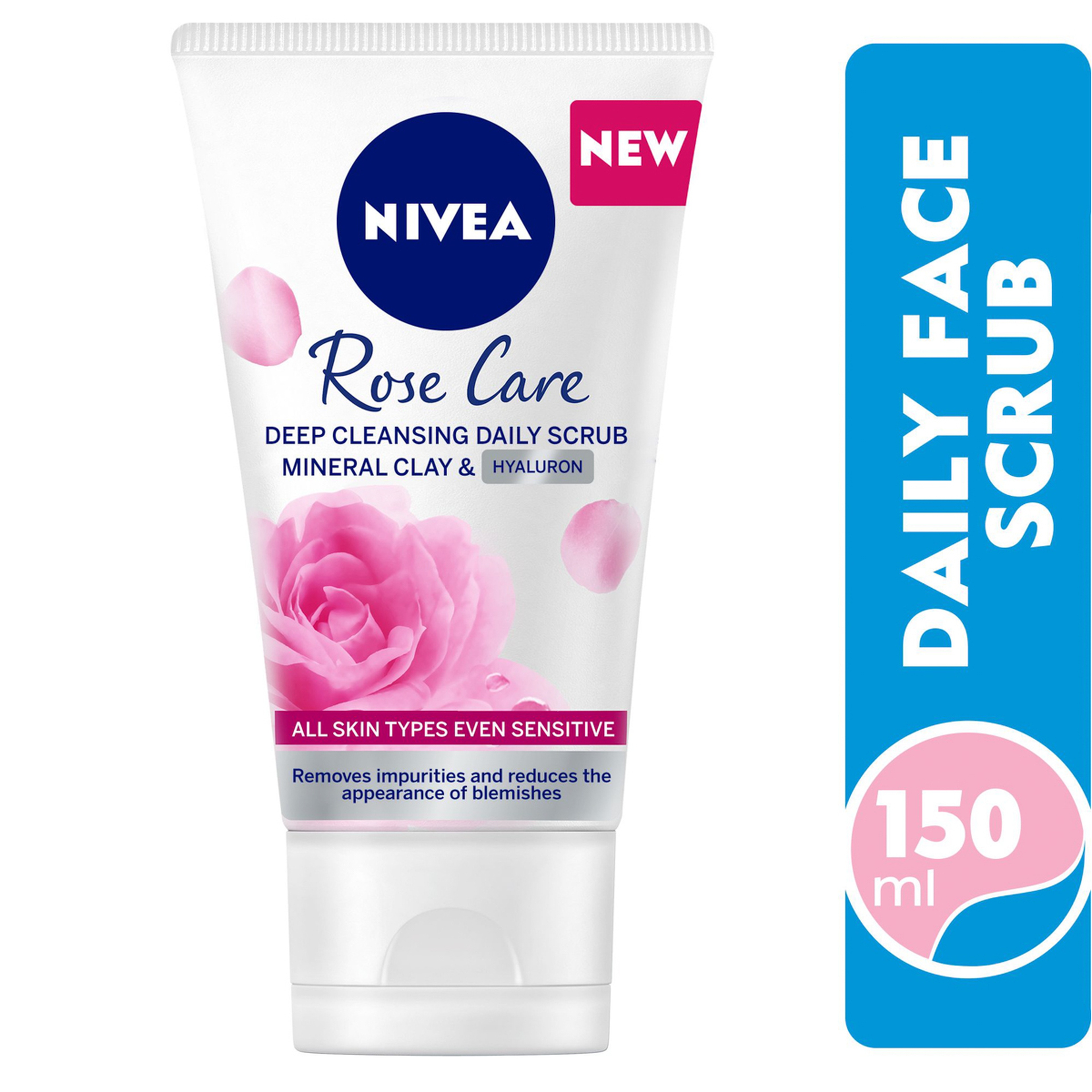 Nivea rose care scrub 150ml 80096