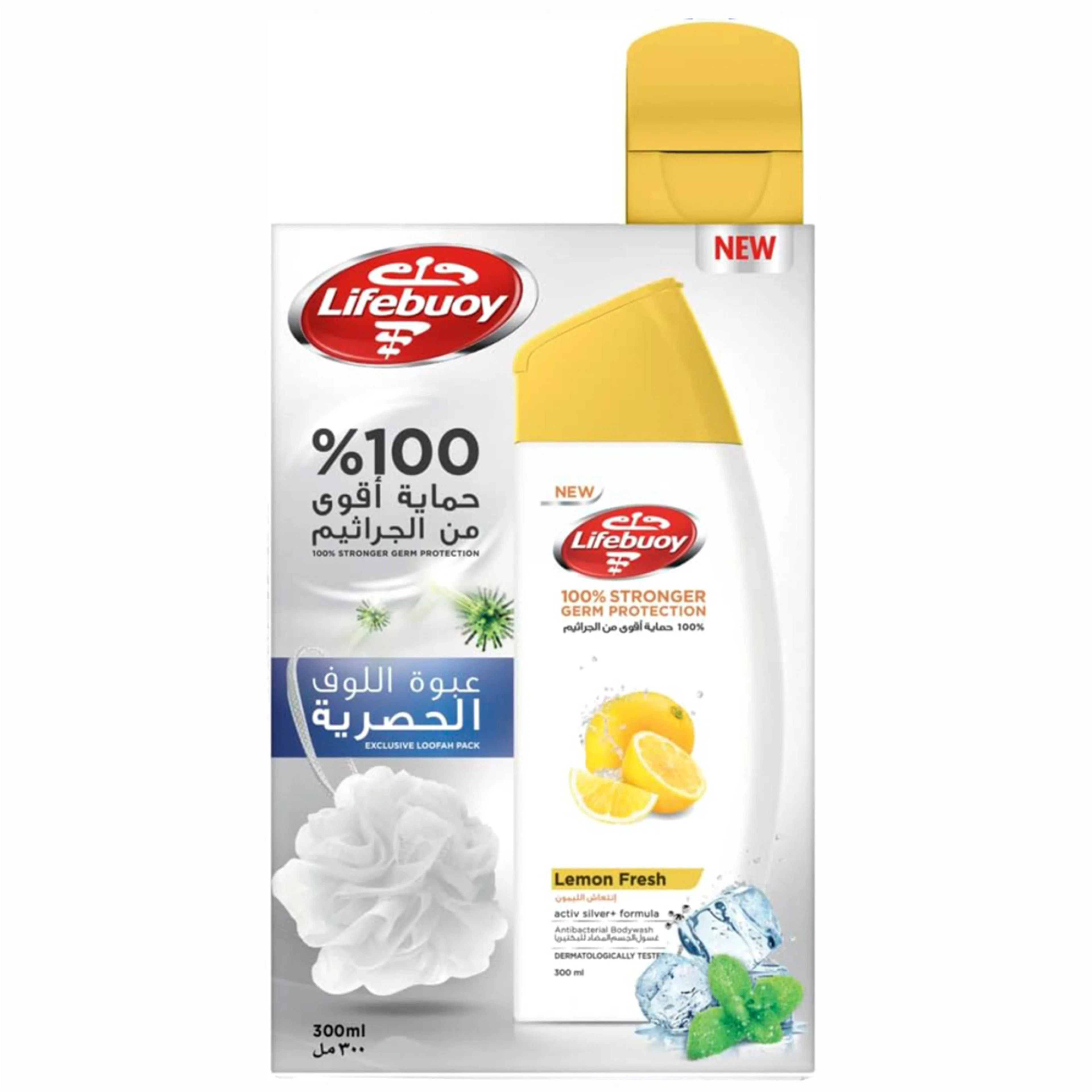 Lifebouy body wash lemon fresh+ kit 300ml