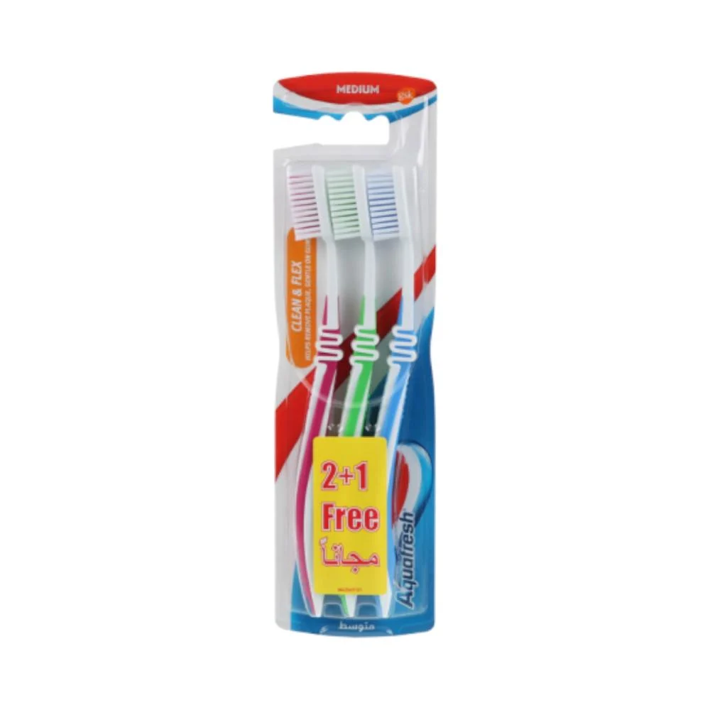 Aquafresh tb clean & flex med 2+1 73071