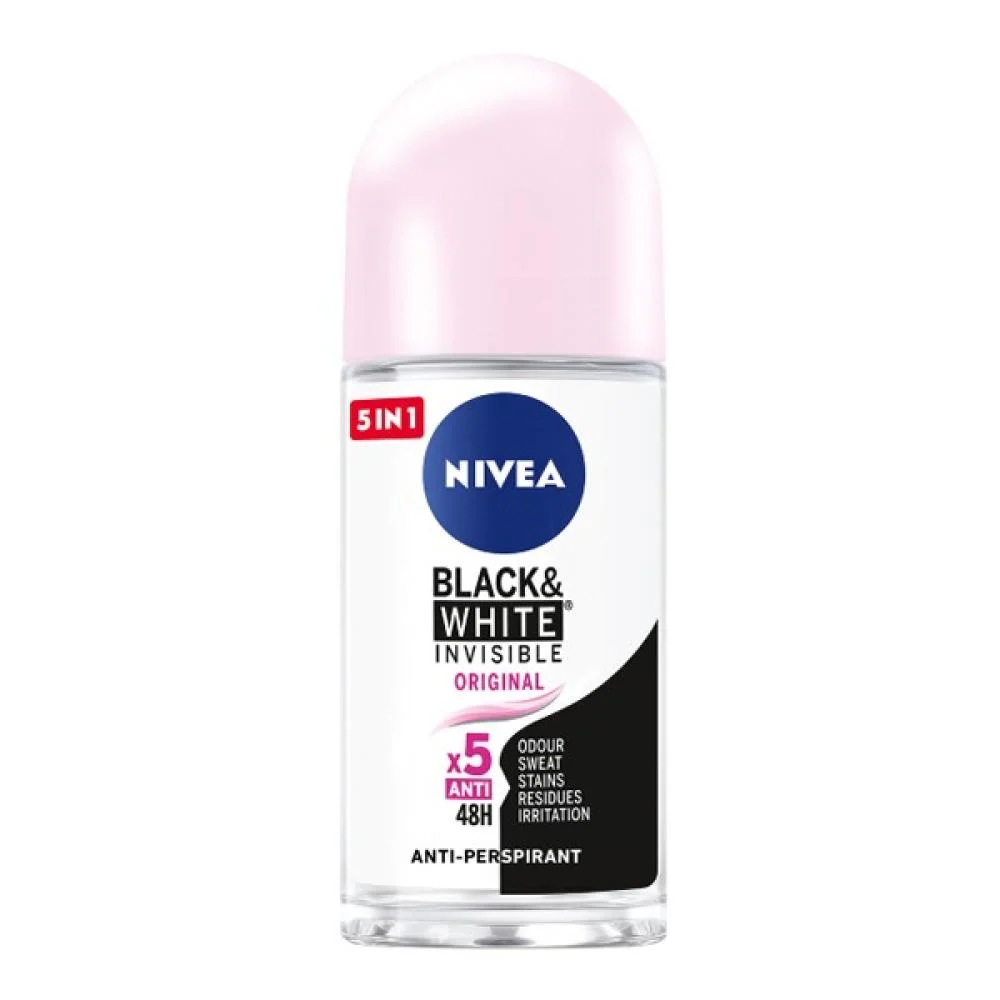 Nivea deo roll b & w woman 50ml 80050
