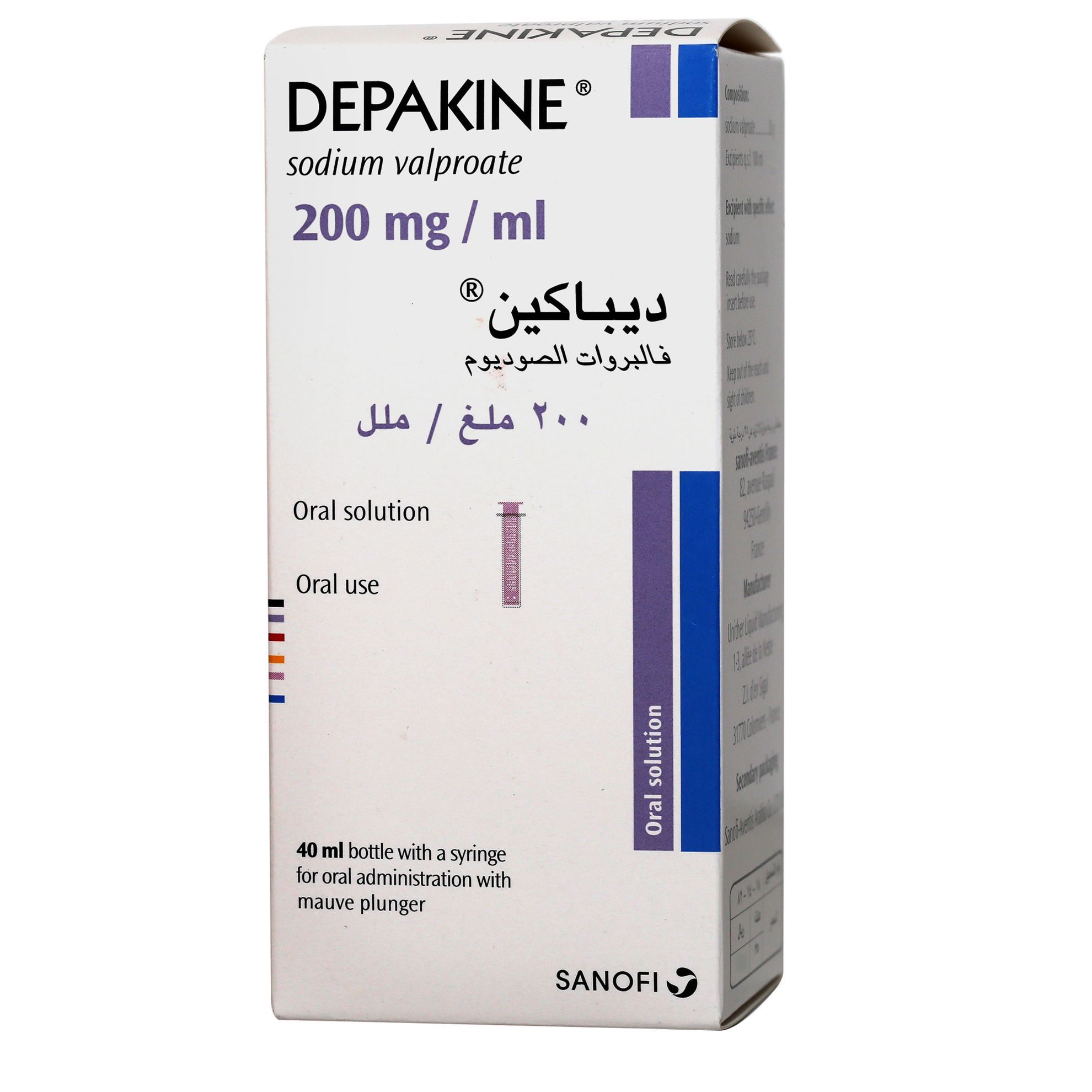 Depakine 200mg/ml drops 40ml *N