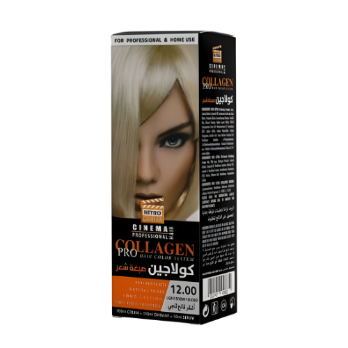 Nitro cinema hair color system 12.0 light snow blond