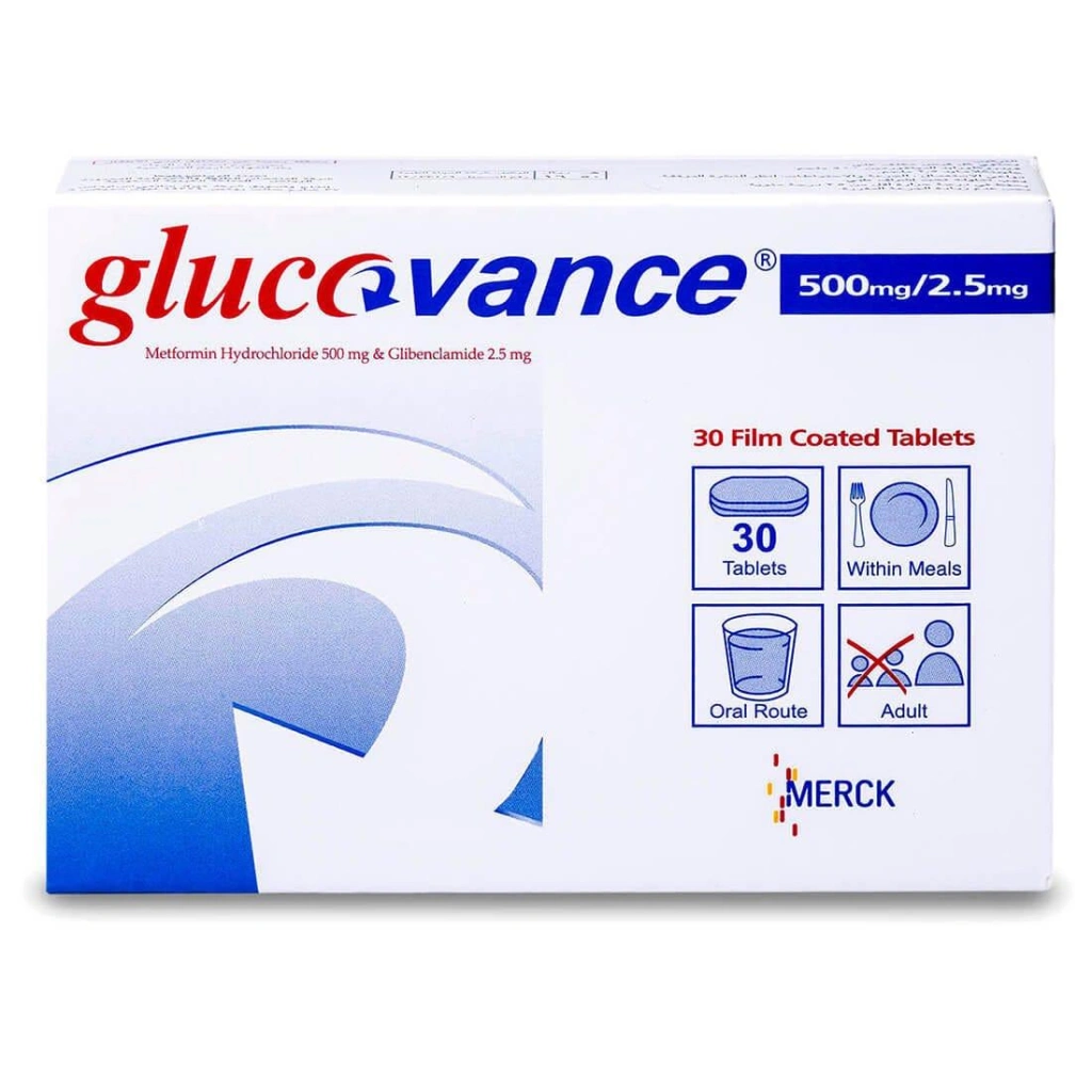 Glucovance 500/2.5mg 30tab