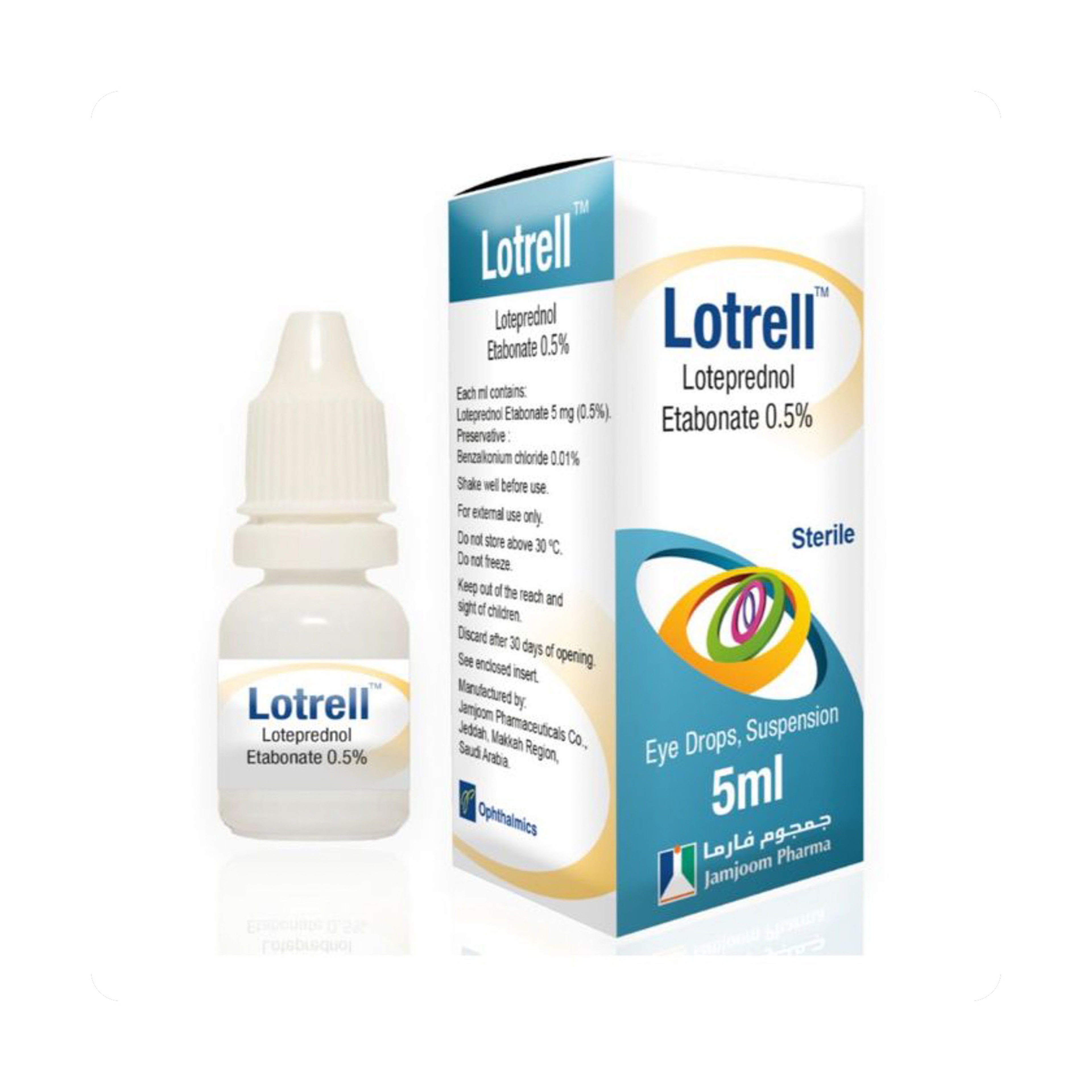 Lotrell 0.5% eye drops 5ml