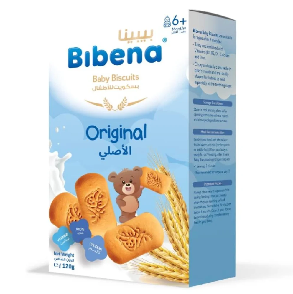 Bibena baby biscuits original 120gm