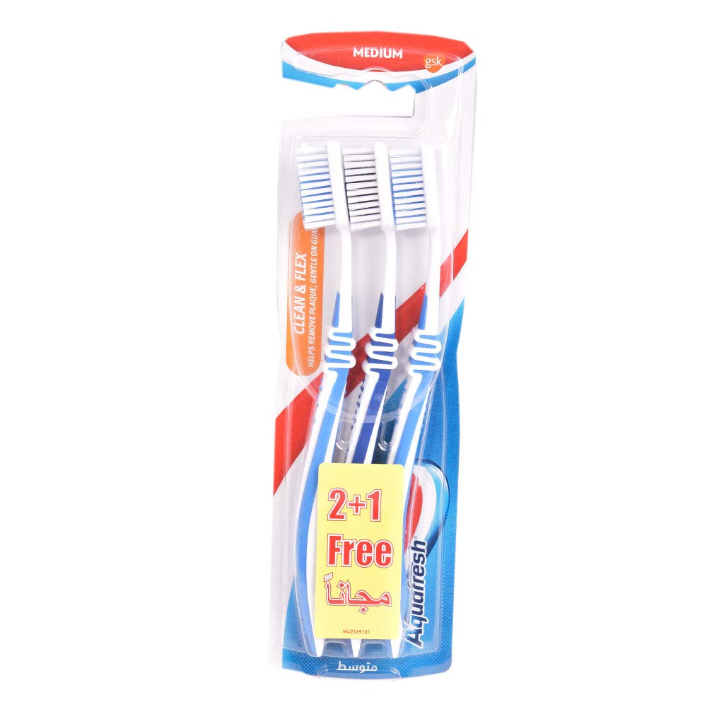 Aquafresh tb clean & flex triple pack soft 73672