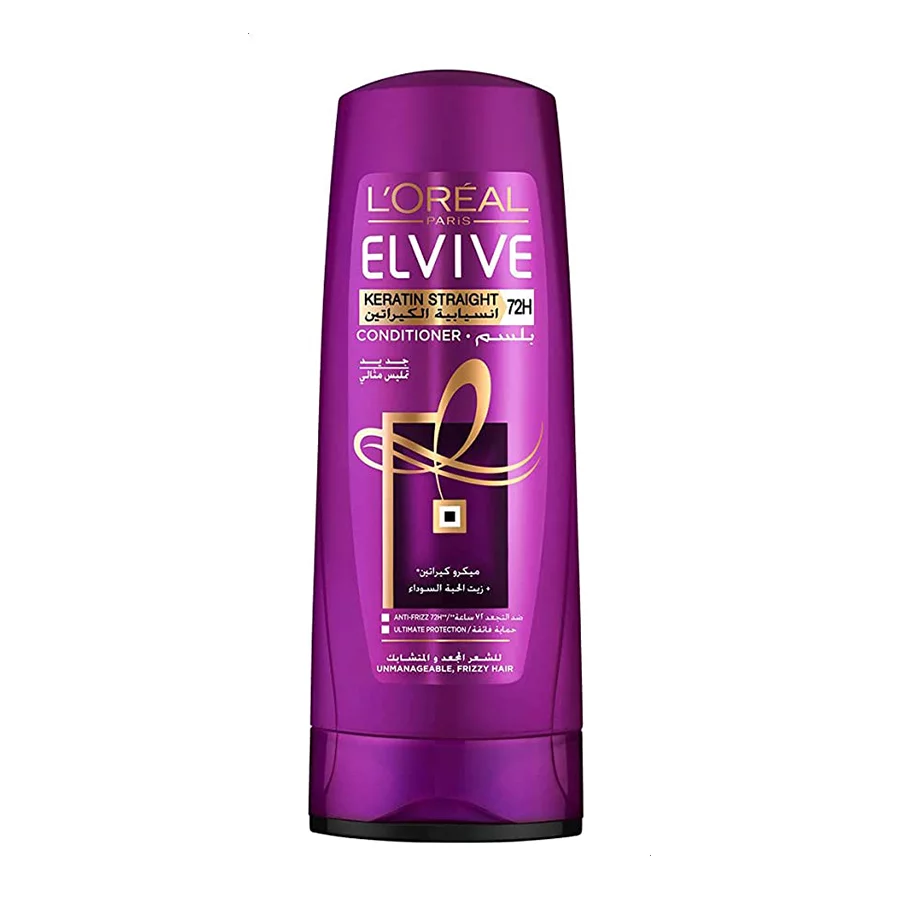 Loreal elvive conditioner keratin straight 400ml