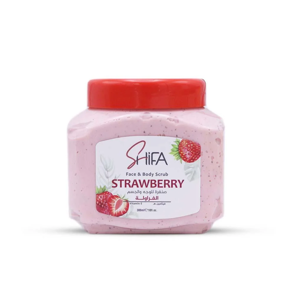 Shifa face scrub strawberry 300ml