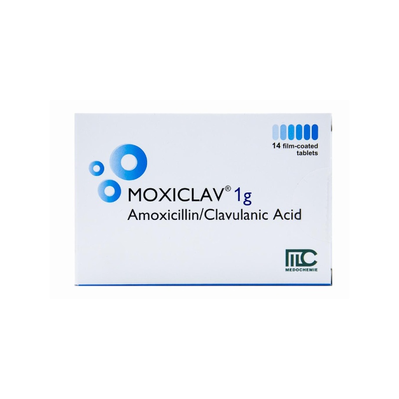 Moxiclav 1gm 14tab