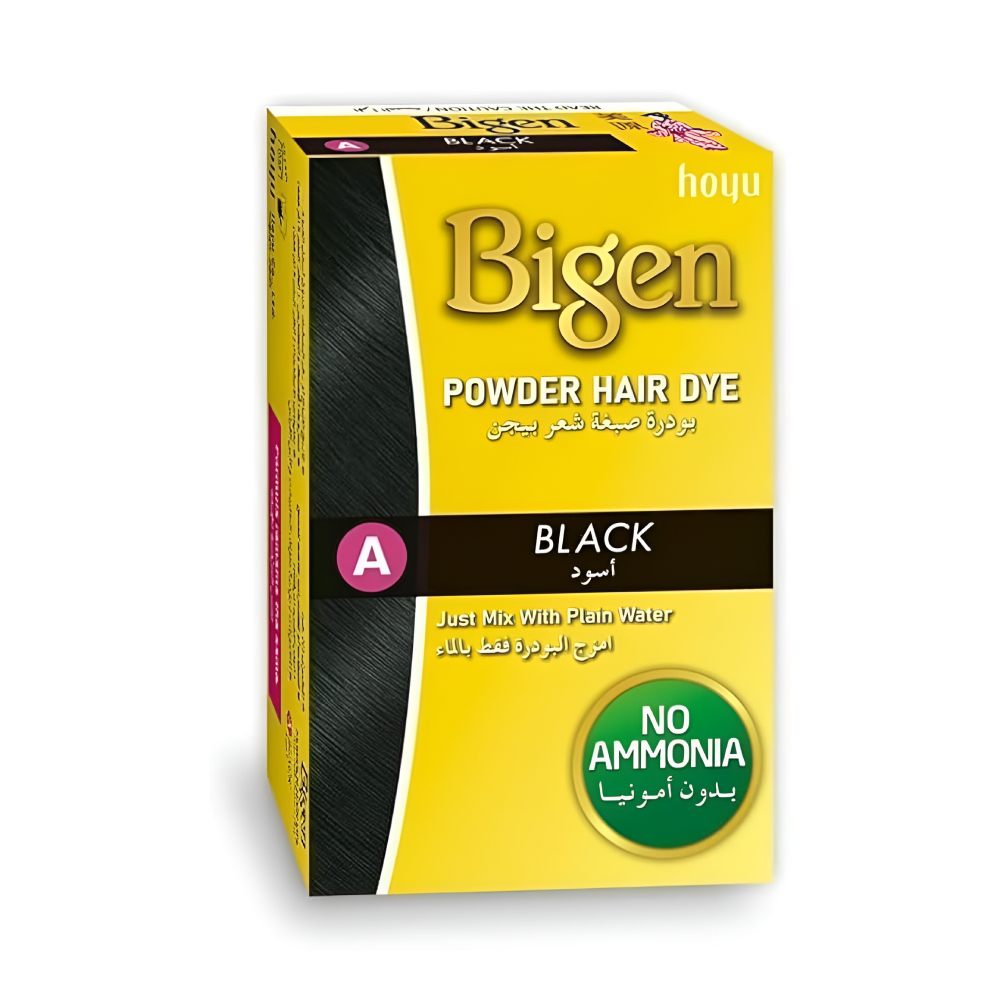 Bigen powder hair dye A black 6gm