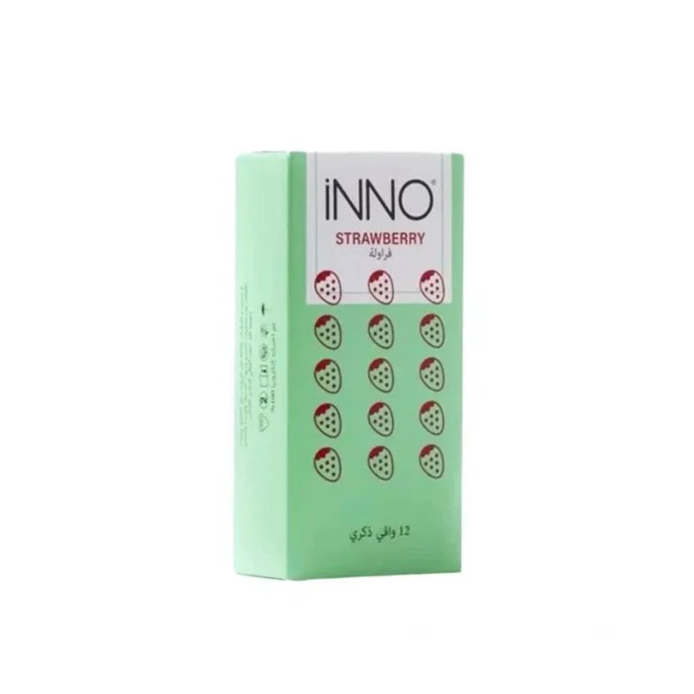 Inno condoms strawberry 12pcs