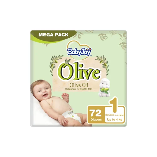 Babyjoy olive mega pack newborn 3*72