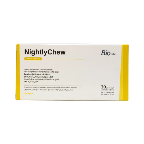 Bio life Nightly chew lemon 30tab