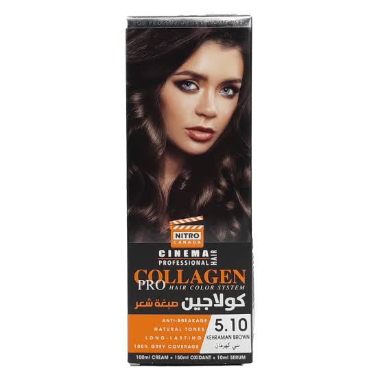 Collagen pro hair color system 5.10 kehraman brown