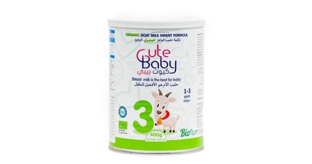 Cute baby organic goat milk formula 3 400gm