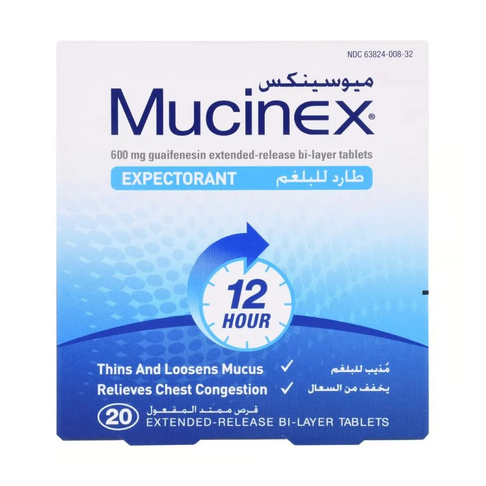 Mucinex 600mg 20tab