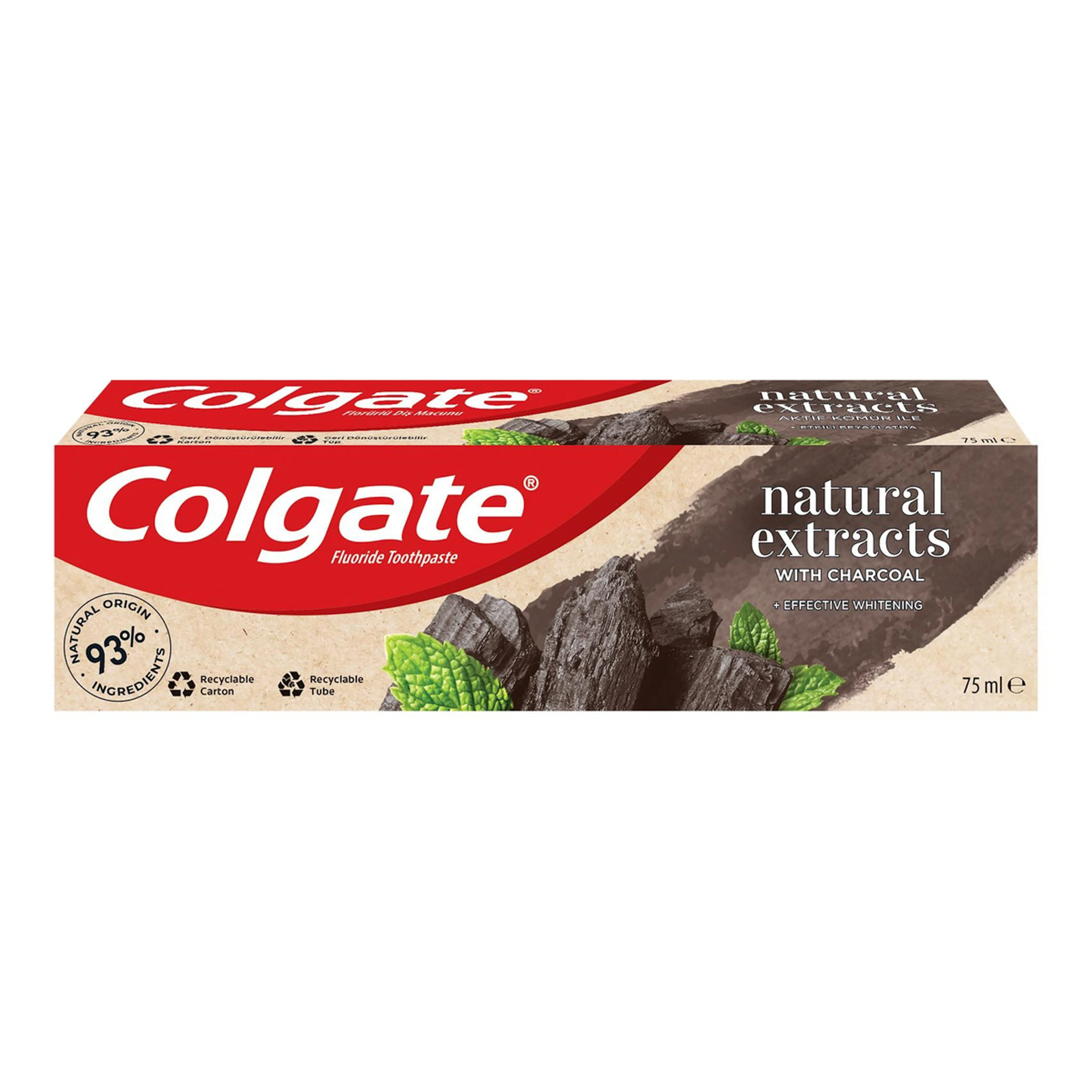 Colgate t/p natural extracts charcoal 75ml