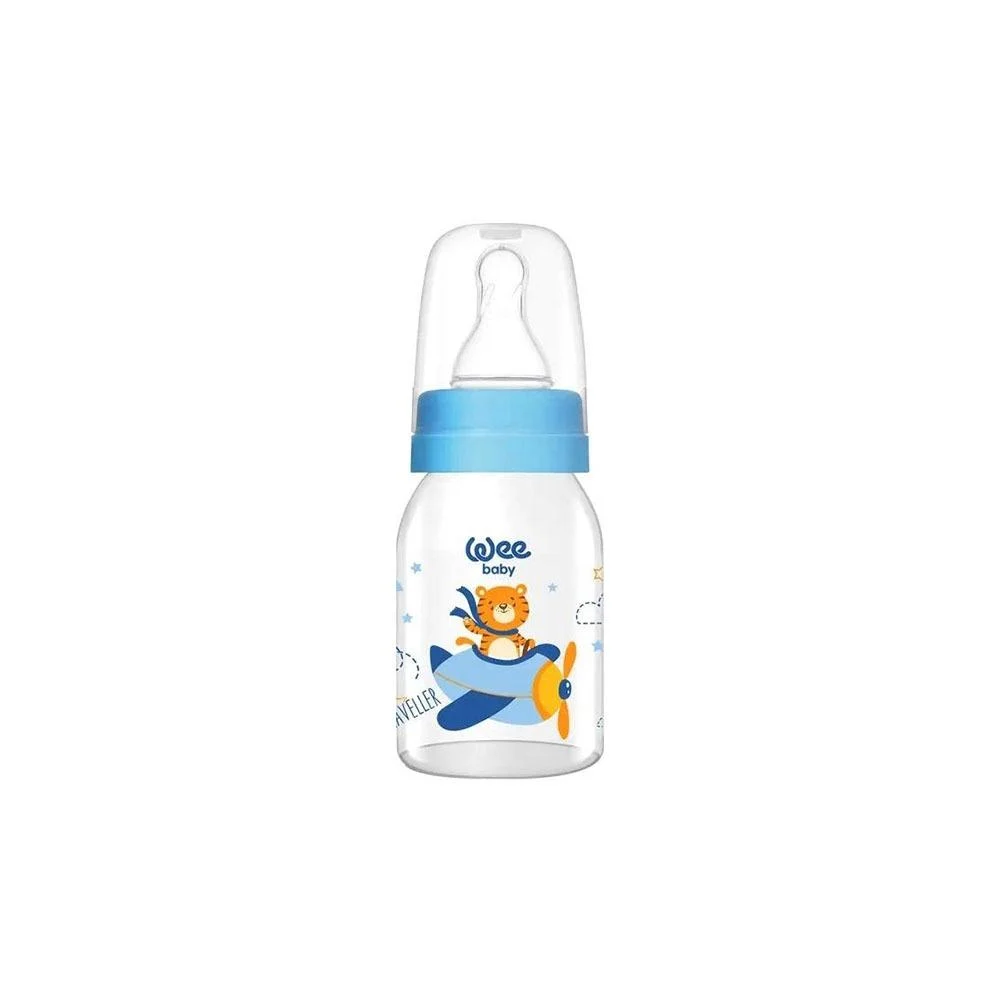 Wee Baby glass feeding bottle 125ml 877
