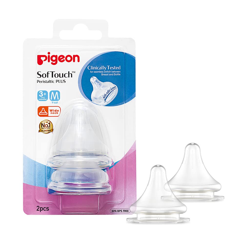 Pigeon soft touch wn per plus nipple 2pcs 890