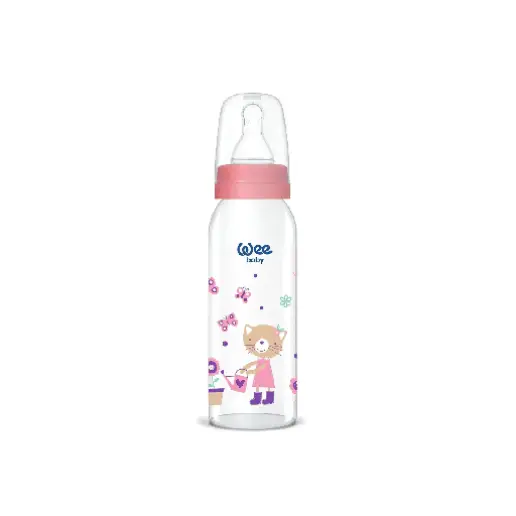 Wee Baby glass feeding bottle 250ml 876