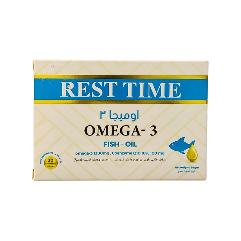 Rest Time omega 3 + coq 10 30chew tab