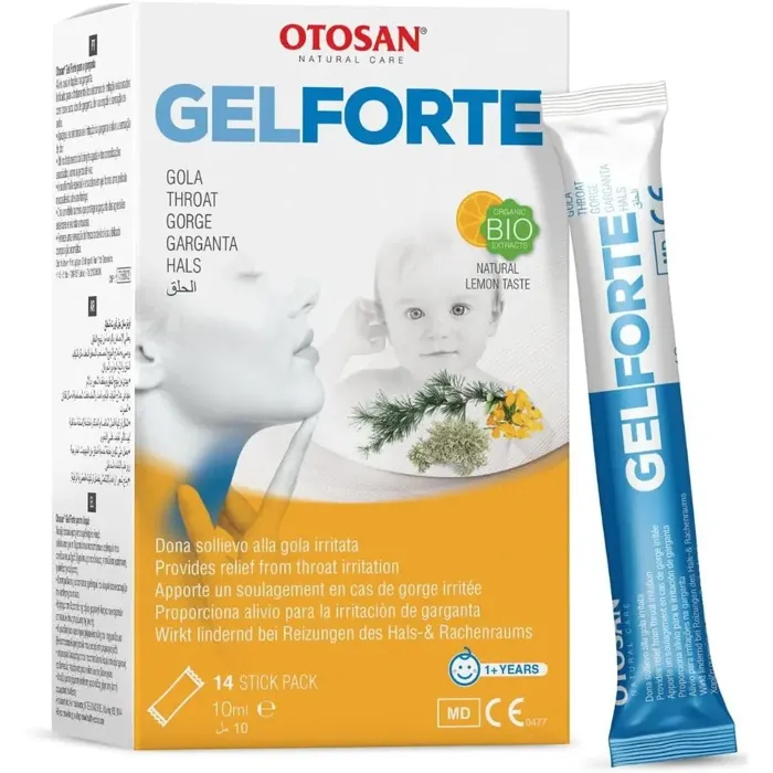 Otosan throat gel forte 14 sticks