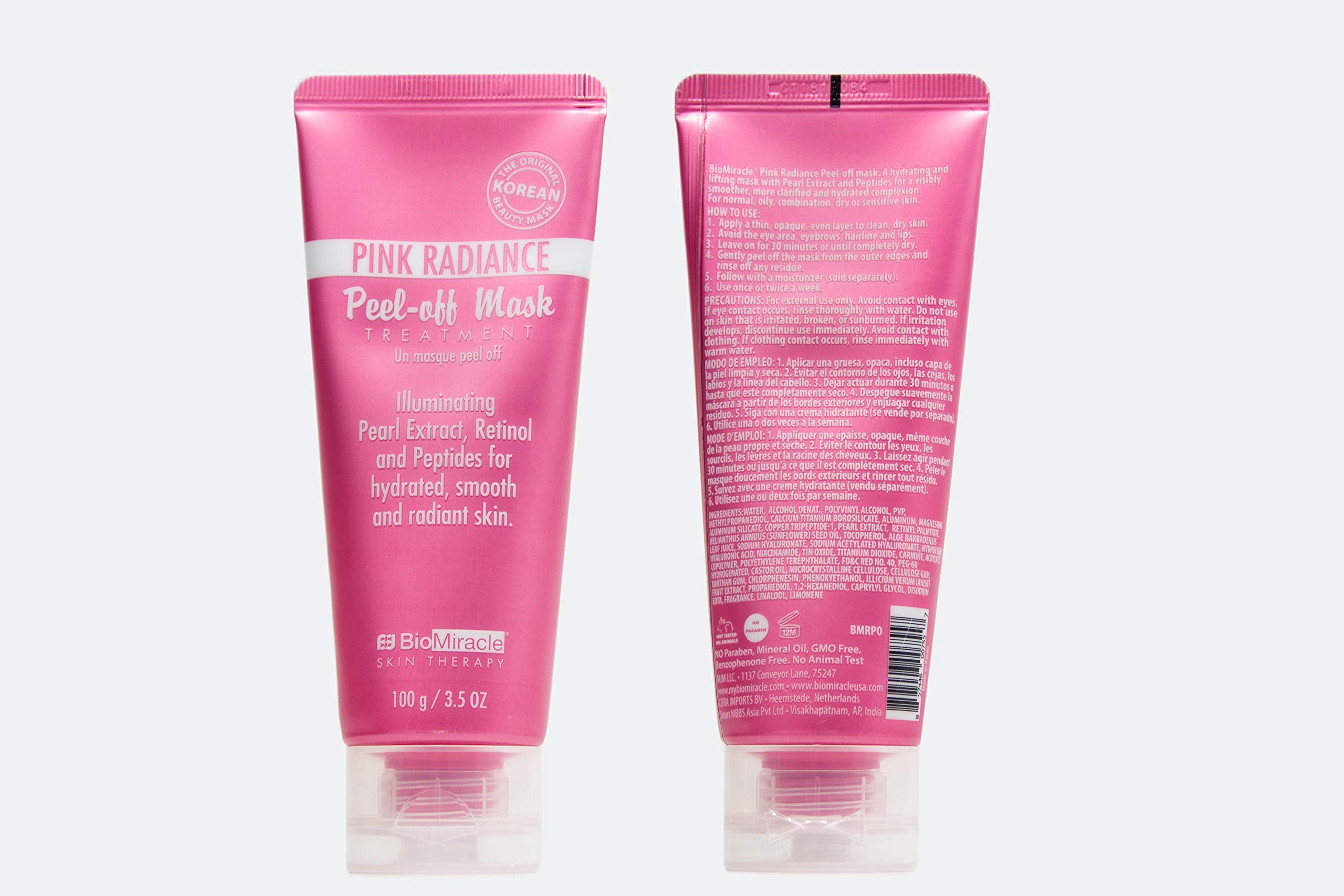 Radiance shimmer peel of mask pink repairing 10gm