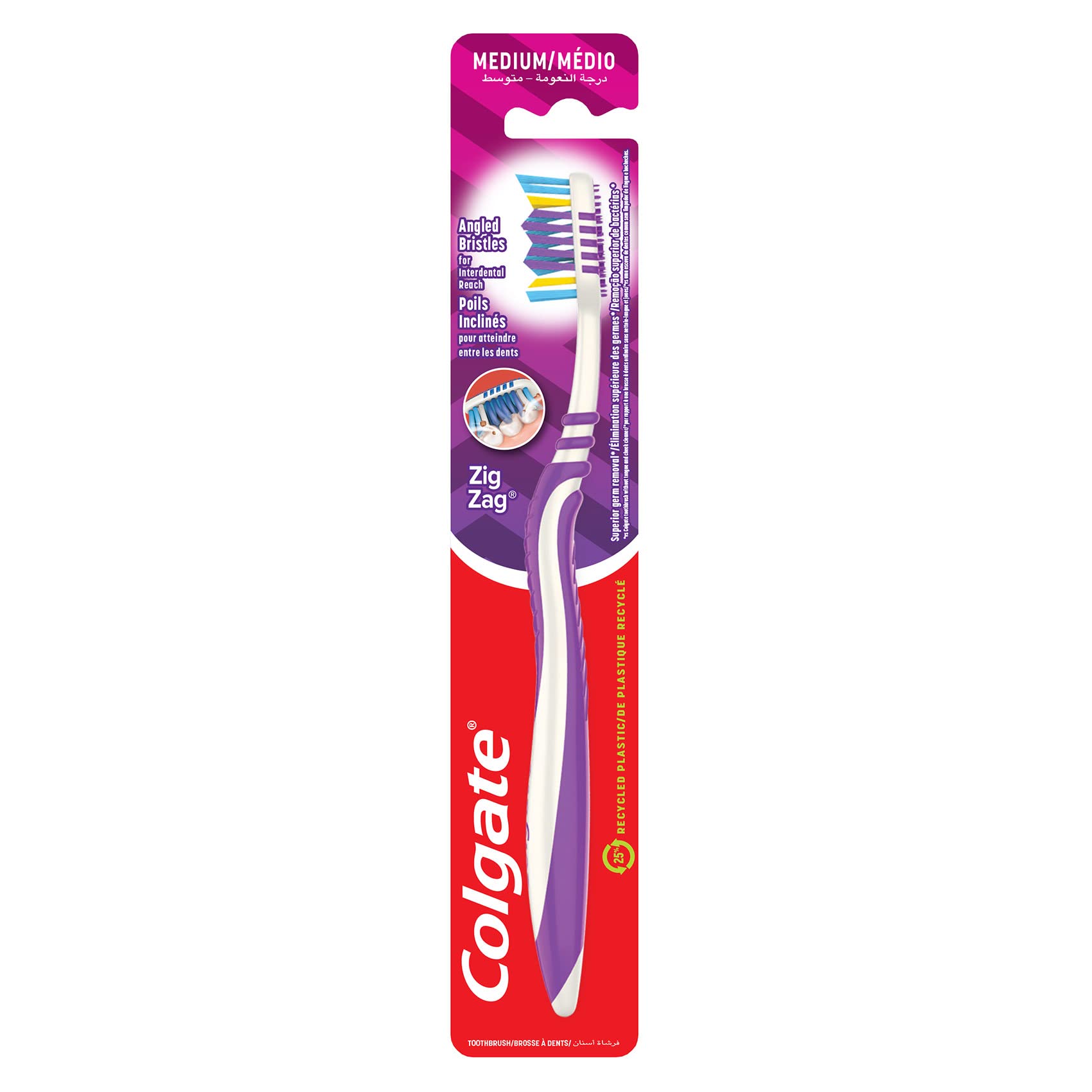 Colgate t/b zigzag medium 1pcs