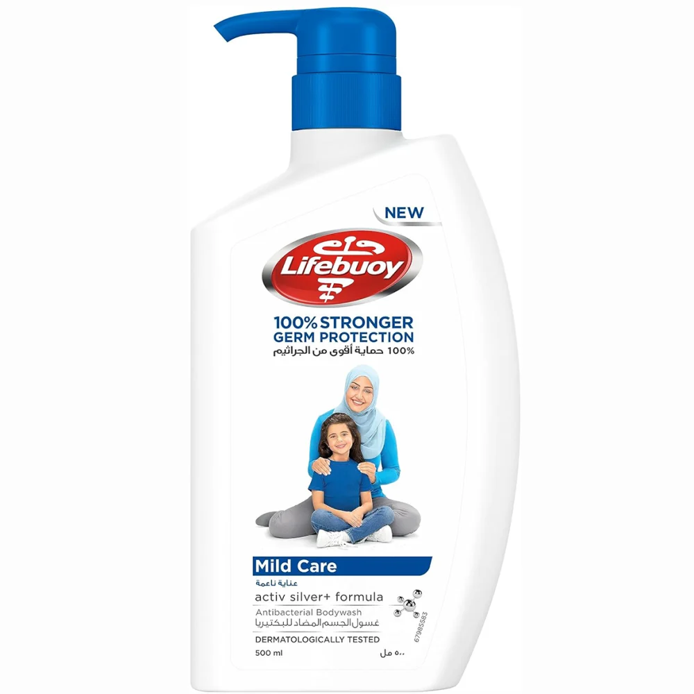 Lifebuoy body wash mild care 500ml 1751