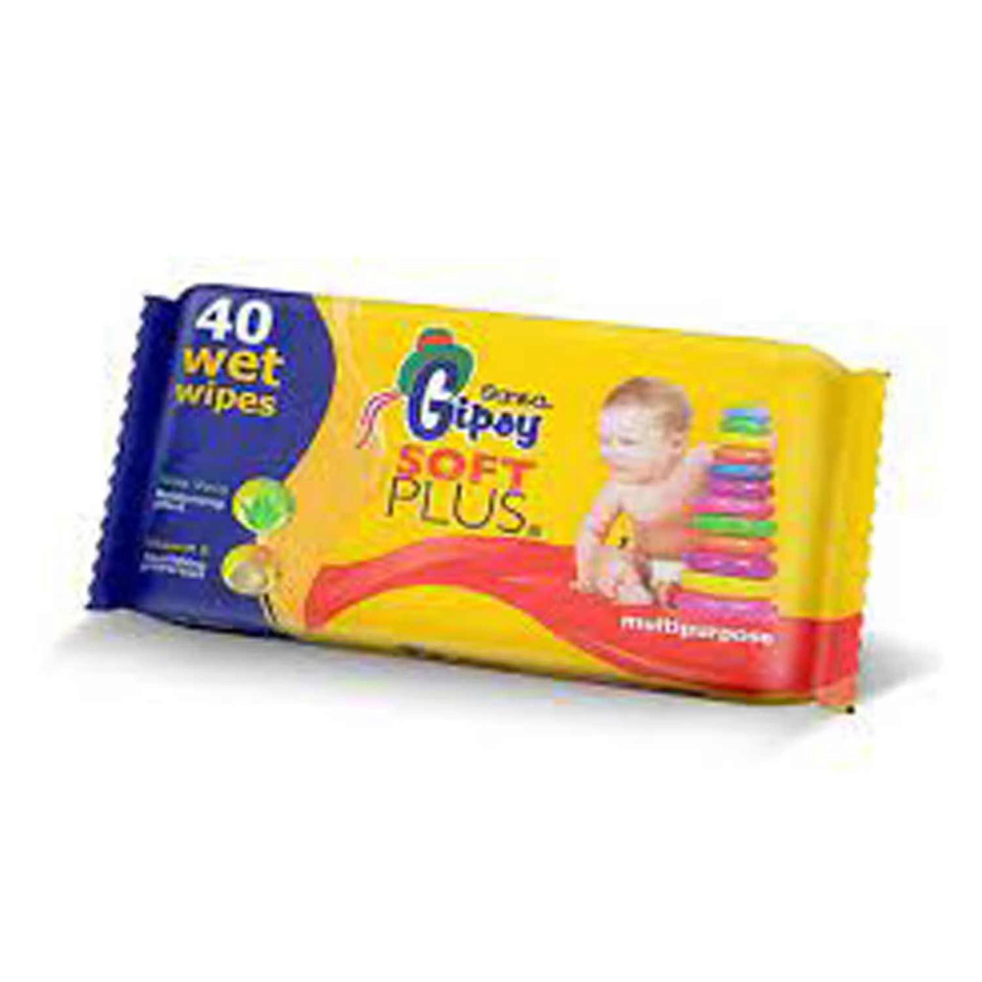 Gipsy wet wipes reg soft plus 40*9pcs