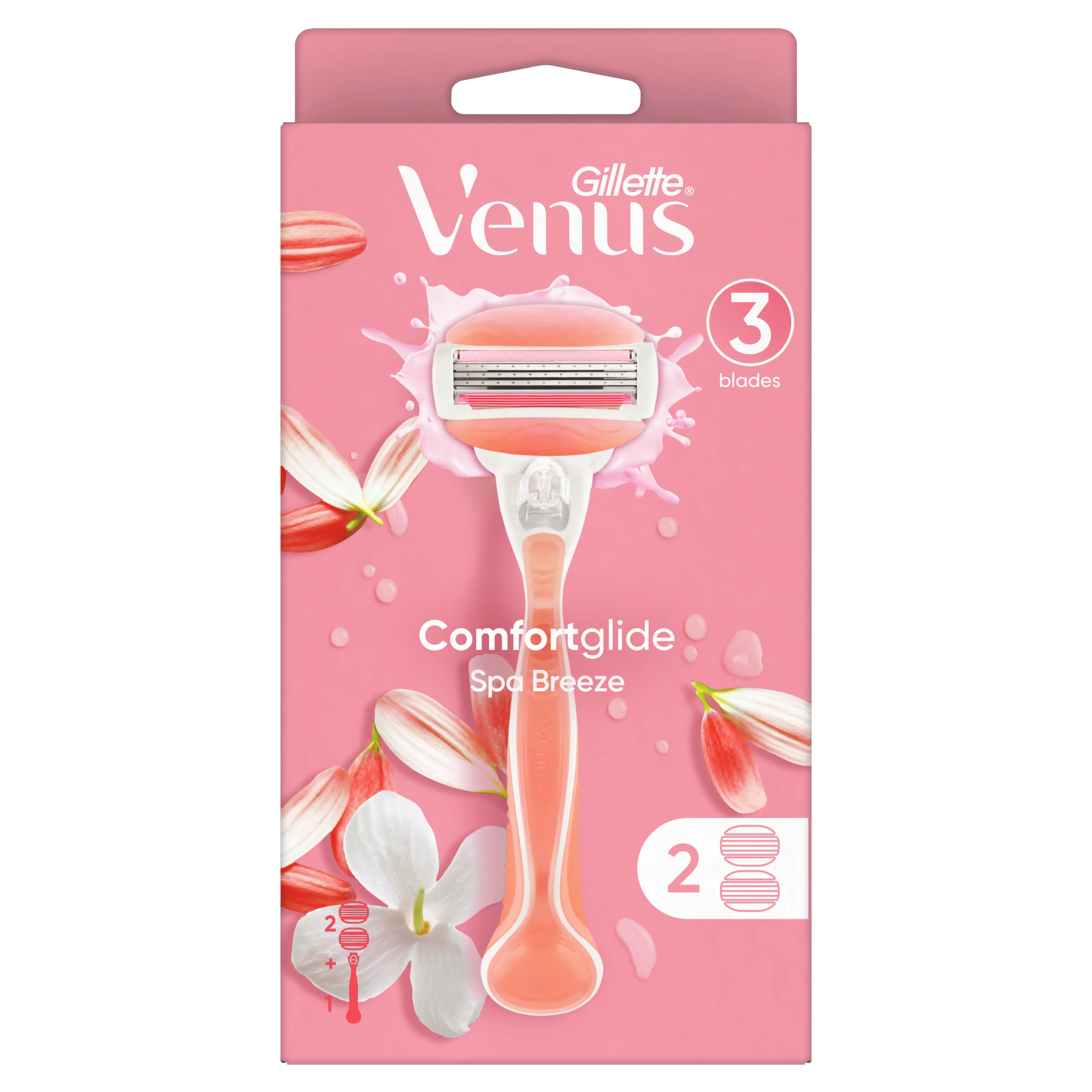 Gillette venus comfort spa breeze pink 2raz